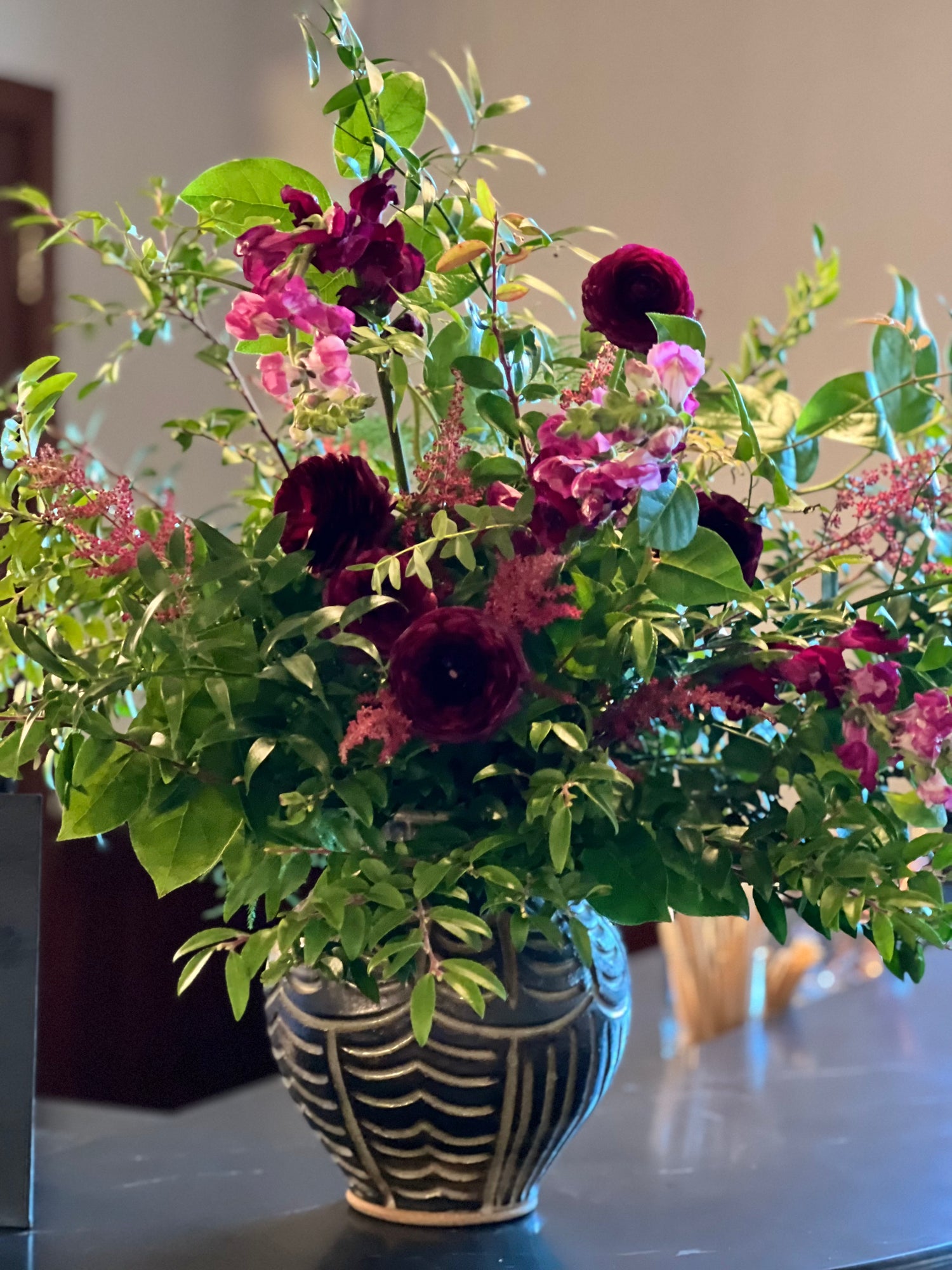 Hotel florals for lobby