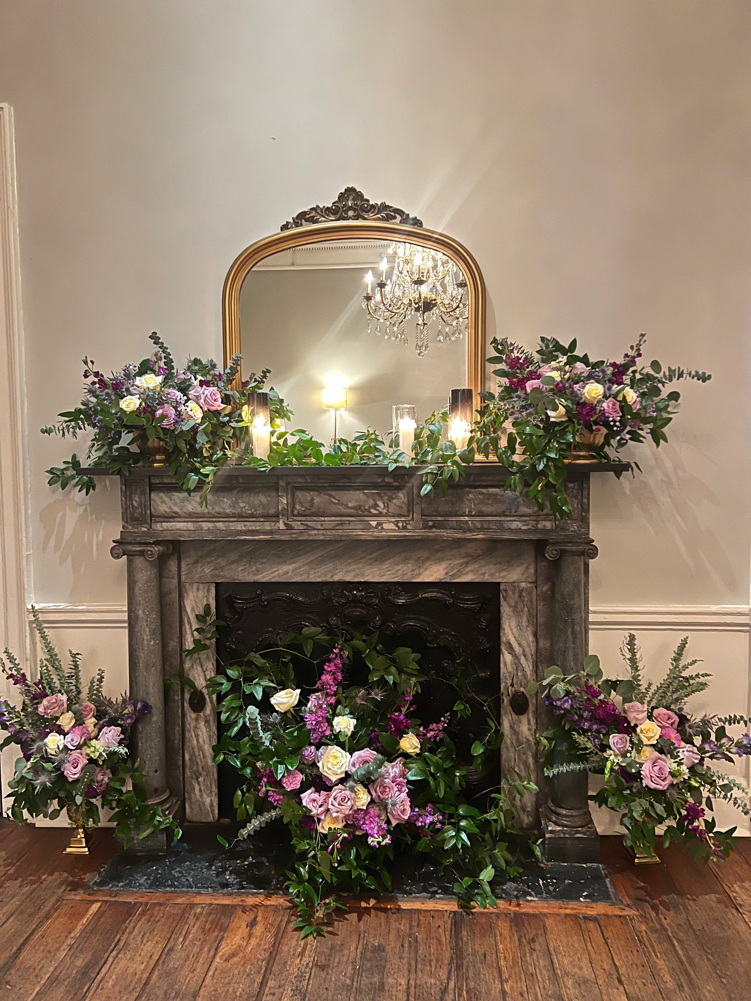 Boone's Blooms florals for events. Centerpieces in Charleston