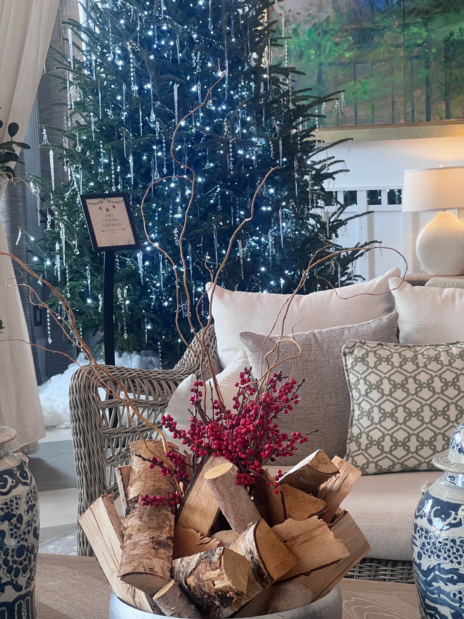 Holiday tree and design Charleston