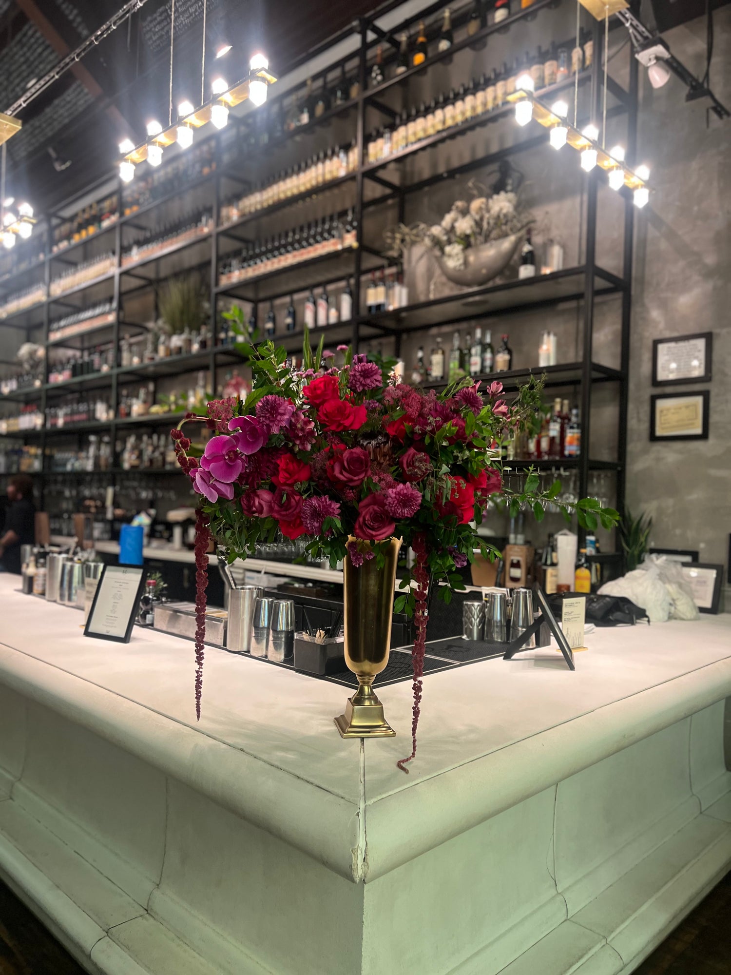 Large florals for Charleston Restaurant